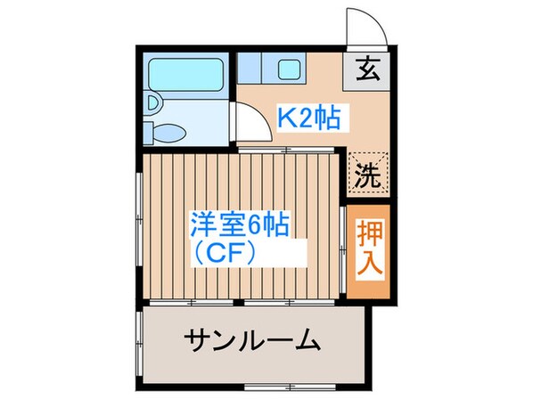 ビド舘の物件間取画像